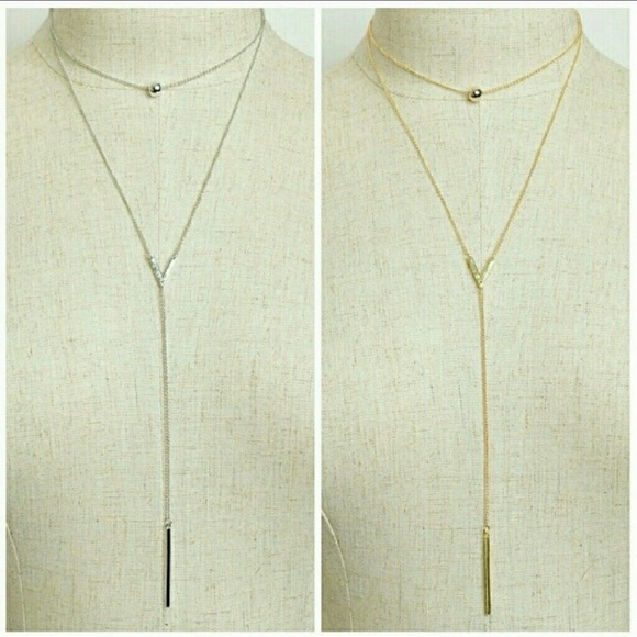 Add to Bundle for FREE - Layered Pendant Necklace - Picture 3 of 3